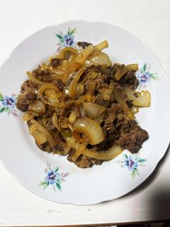 牛肉と玉ねぎの焼き肉風炒め-レシピのメイン写真