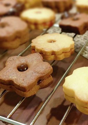 ２００％褒められる！二種のサンドクッキー-レシピのメイン写真