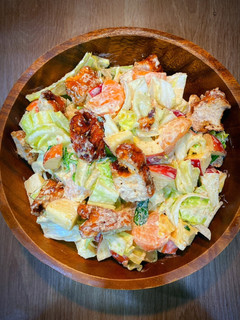 おかずサラダフライドチキン入り-レシピのメイン写真