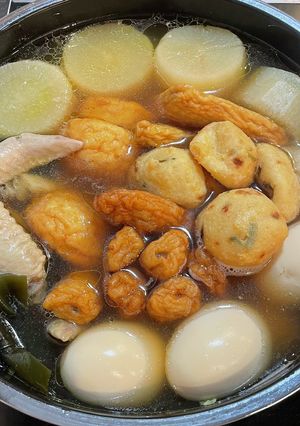 だしが美味しい！手羽先入りおでん-レシピのメイン写真