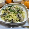 簡単☆牡蠣のクリームパスタ