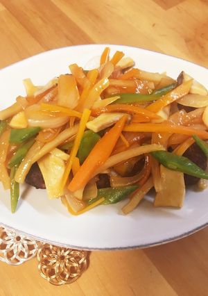 給食の「肉団子の甘酢あんかけ」♡加工品-レシピのメイン写真