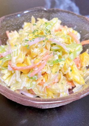 柚子胡椒味のコールスロー♡-レシピのメイン写真