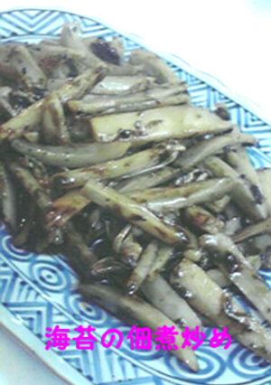 のりの佃煮で炒め物！！-レシピのメイン写真