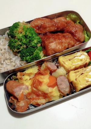 ラグビー小僧のお弁当240206-レシピのメイン写真