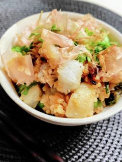 長芋と春菊の炊き込みご飯-レシピのメイン写真