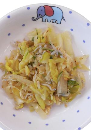 【保育園給食】湯葉入りじゃこサラダ-レシピのメイン写真