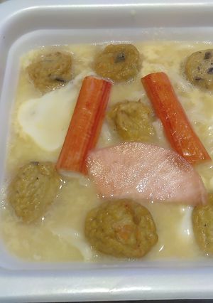 レンチンでお手軽うどんV22海鮮揚げ2種-レシピのメイン写真