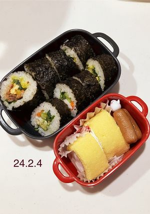男子中学生のお弁当 269 @試合弁当-レシピのメイン写真