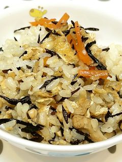 【保育園給食】大豆入りひじきごはん-レシピのメイン写真