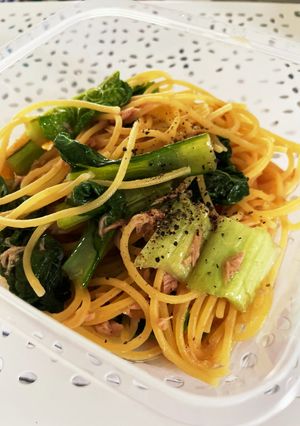 ツナとオイスターソースのパスタ-レシピのメイン写真