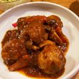 ミートボールのデミグラ煮込み