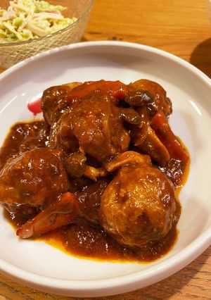 ミートボールのデミグラ煮込み-レシピのメイン写真