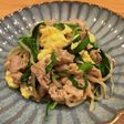 豚ニラもやしの中華卵炒め