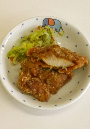 南房総市給食◆鶏肉のカレーフライ-レシピのメイン写真