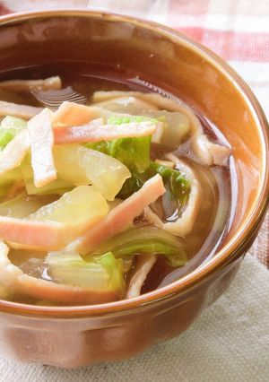 【副菜】レンジで白菜の洋風煮びたし-レシピのメイン写真