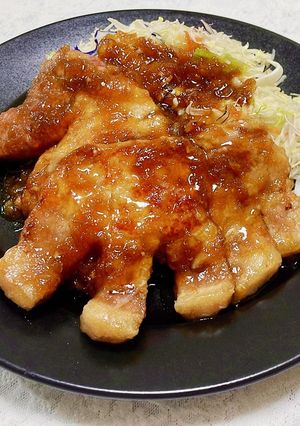 豚ステーキ〜特製・玉葱ソースがけ〜-レシピのメイン写真