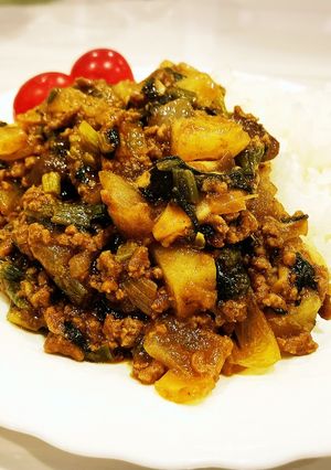 ほうれん草とじゃがいものドライカレー-レシピのメイン写真