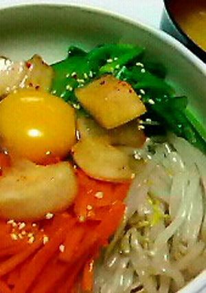 簡単★ナムルでビビンバ風ご飯-レシピのメイン写真