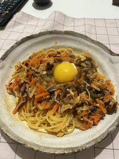 コストコのビビンバの素!ビビンバパスタ-レシピのメイン写真