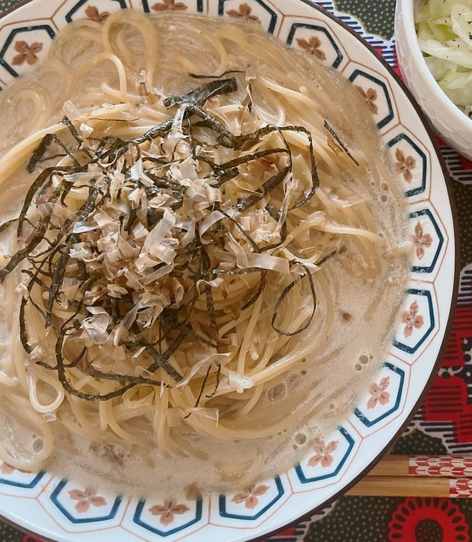 ワンパン！和風クリームパスタ-レシピのメイン写真