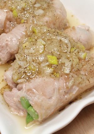 アスパラの豚ロール☆旨々なネギ塩ダレ♪-レシピのメイン写真