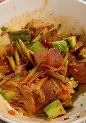 マグロとアボカドのキムチ和え☆-レシピのメイン写真