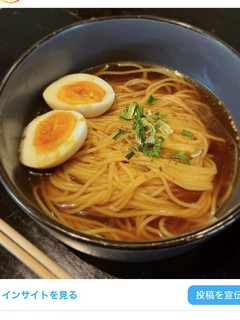 重曹×パスタで作る醤油ラーメン-レシピのメイン写真