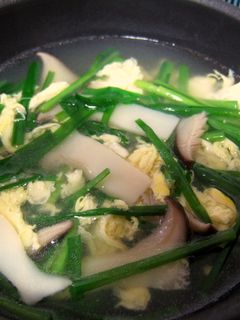 エリンギとにらのさっぱり中華スープ-レシピのメイン写真