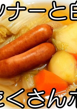 ウインナーと白菜の野菜のポトフ★動画あり-レシピのメイン写真
