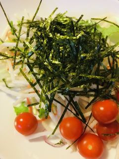 市販大根サラダ●刻み海苔で和風サラダ-レシピのメイン写真