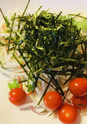 市販大根サラダ●刻み海苔で和風サラダ-レシピのメイン写真