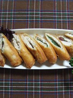 鶏ササミ春巻き-レシピのメイン写真