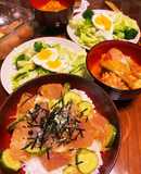 きゅうりでお手軽♪まぐろポキ丼★