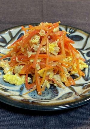 金時にんじんのしりしり炒め-レシピのメイン写真