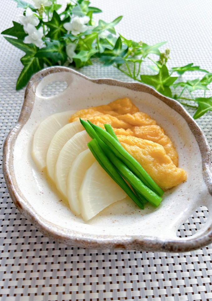 大根と油揚げの簡単白だし煮-レシピのメイン写真