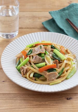 万能つゆでつくる 焼うどん-レシピのメイン写真