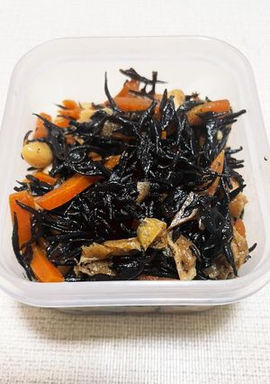 家にある調味料で！ひじきの煮物-レシピのメイン写真