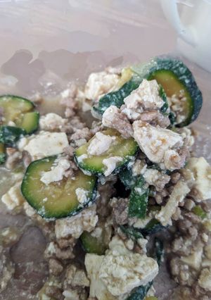 ズッキーニの麻婆豆腐-レシピのメイン写真