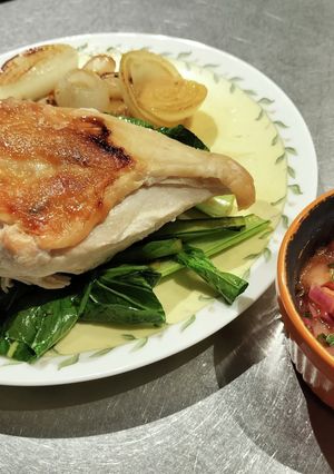 鶏むねステーキ＆サルサソース-レシピのメイン写真