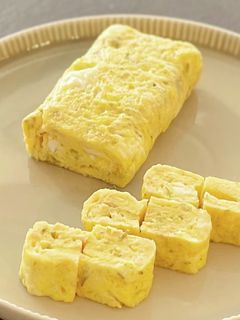 離乳食後期〜調味料なしで卵焼き-レシピのメイン写真
