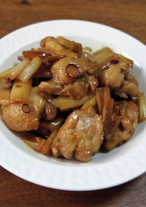 鶏肉とねぎの炒め物-レシピのメイン写真