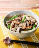 きのこたっぷりあんかけうどん