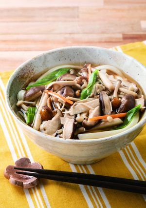 きのこたっぷりあんかけうどん-レシピのメイン写真