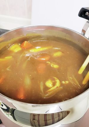 カレールーは、菜箸で混ぜよう☆-レシピのメイン写真