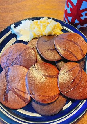 オートミールとおからパウダーのパンケーキ-レシピのメイン写真