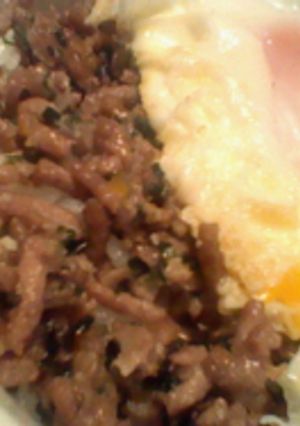 挽き肉を使って♪アレンジ丼-レシピのメイン写真