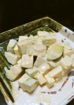 アボカドとチーズのマヨワサビ醤油和え-レシピのメイン写真