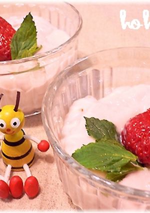 ♪苺のヨーグルトゼリー-レシピのメイン写真