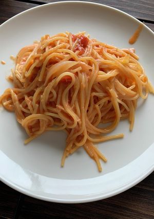 トマトツナミルクのワンポットパスタ-レシピのメイン写真
